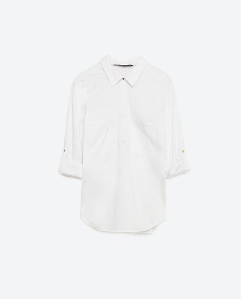 STRETCH POPLIN SHIRT