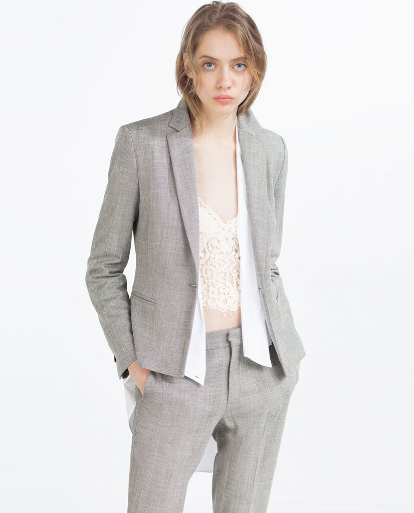 BLAZER WITH POCKET FLAPS