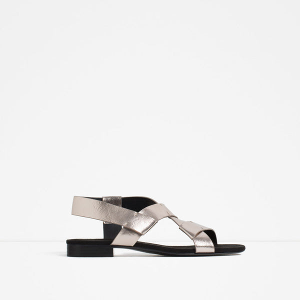 CROSS STRAP SANDALS