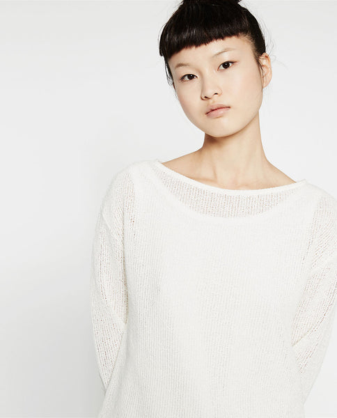 CUTWORK SWEATER