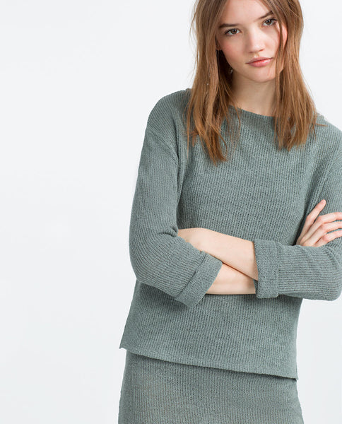 CUTWORK SWEATER