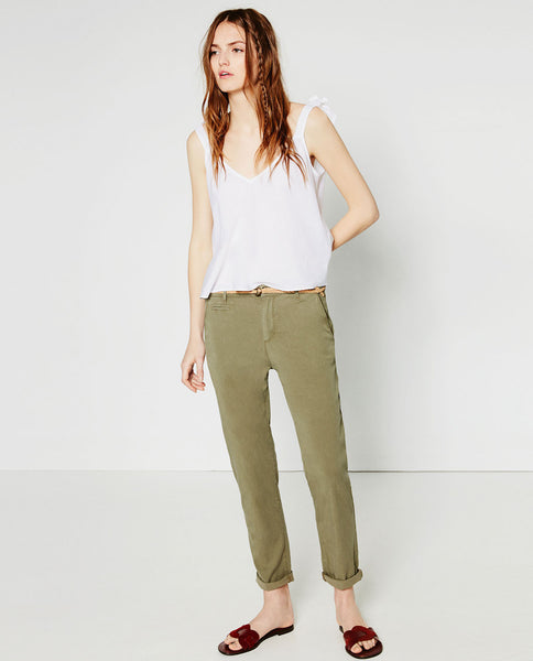 CHINO TROUSERS