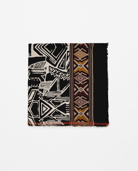 BOHEMIAN JACQUARD SCARF